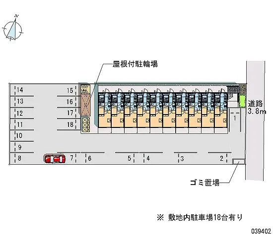 磐田市二之宮　月極駐車場（LP）